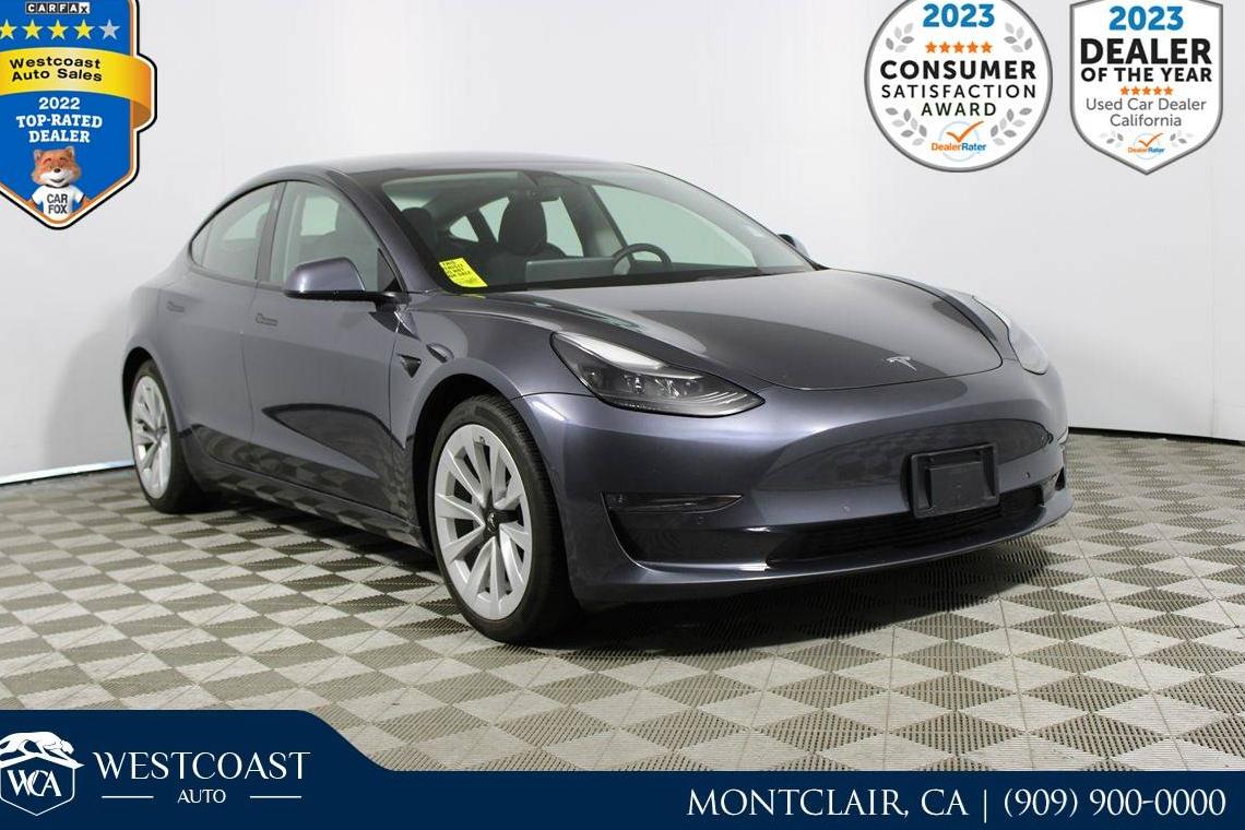 TESLA MODEL 3 2022 5YJ3E1EB5NF211315 image